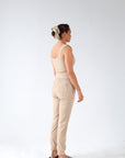 NOT SO BASIC - Jogger Style Trouser in Taupe