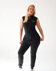 THE CLINIC - Sleeveless Longline Top in Black